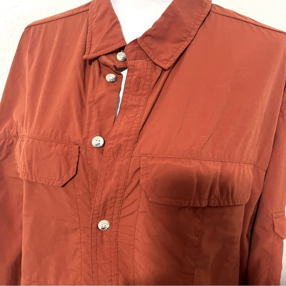 REI Fishing Hiking Shirt XXLT Long Sleeve Pockets Outdoor Interior Mesh UPF 40+ - Picture 2 of 12